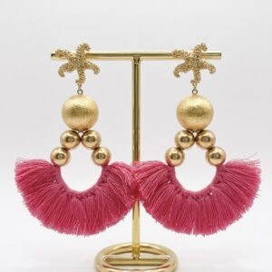 Aretes Pesca Rosa